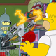 Illustration for article titled Here’s the first look at that iSimpsons/i/iFuturama/i crossover